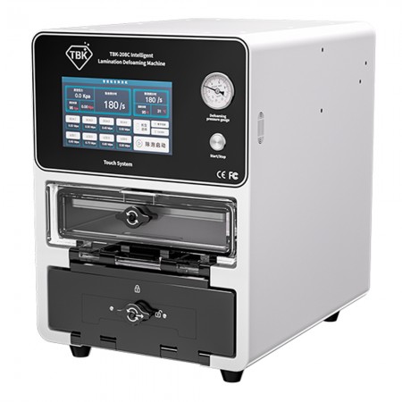TBK 208C vacuum OCA laminator used for screen refurbishing
